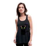 Camisa sin mangas gato - negro