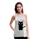 Camisa sin mangas gato - gris jaspeado