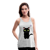 Camisa sin mangas gato - gris jaspeado