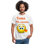 Camisa toma mi corazón - blanco