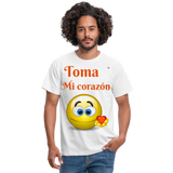 Camisa toma mi corazón - blanco