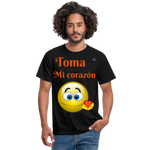 Camisa toma mi corazón - negro