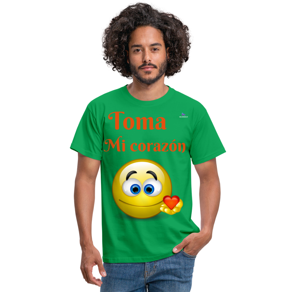 Camisa toma mi corazón - verde 