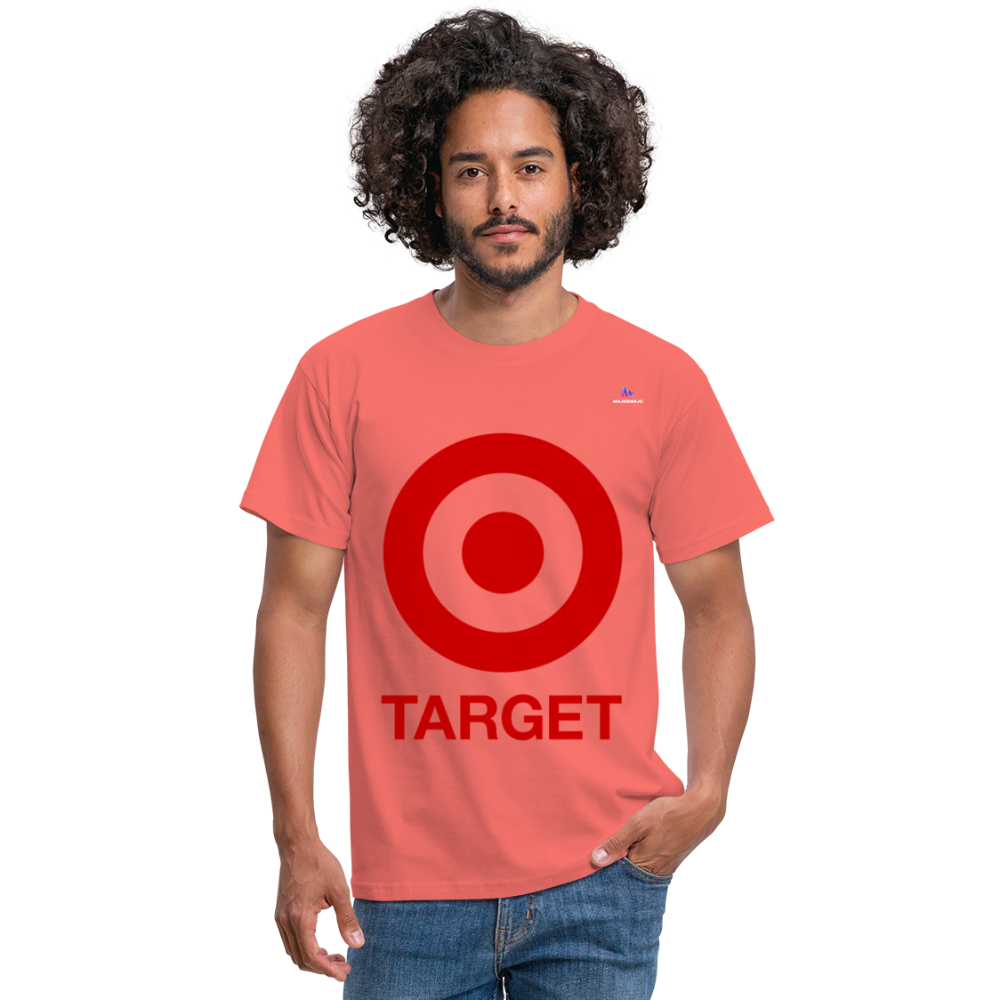 Camisa target - coral