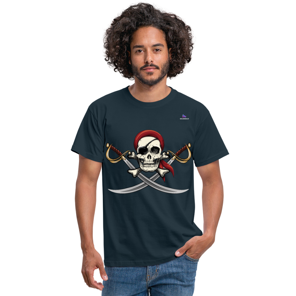 Camisa pirata - azul marino