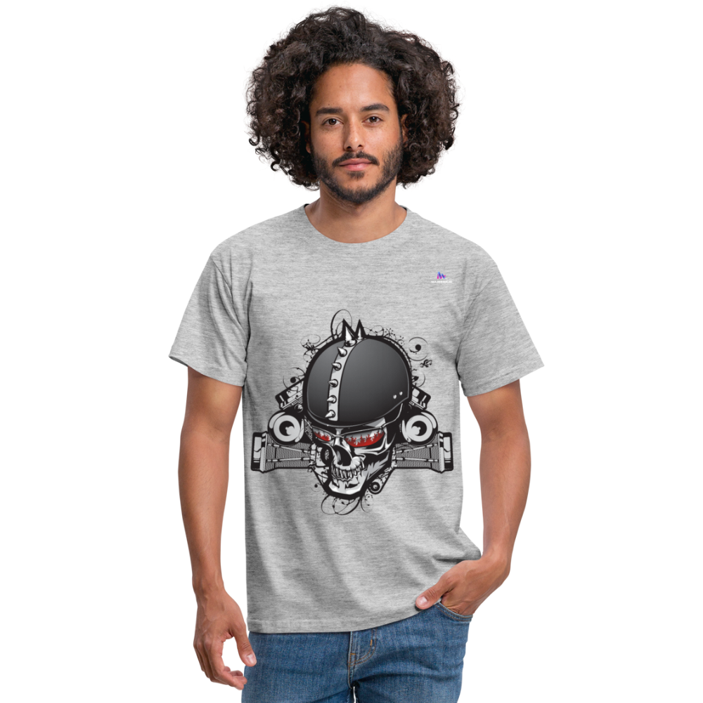 Camisa cabeza - gris jaspeado