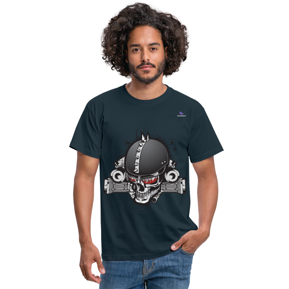 Camisa cabeza - azul marino