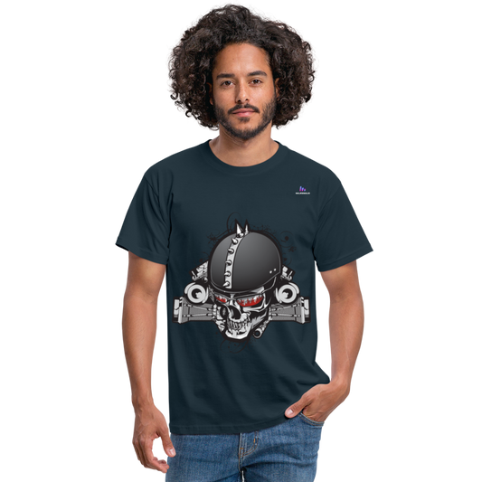 Camisa cabeza - azul marino