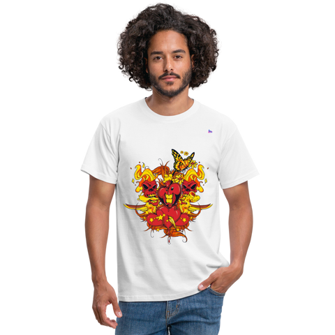 Camisa corazones muertos - blanco