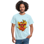 Camisa corazones muertos - celeste