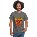 Camisa corazones muertos - gris grafito