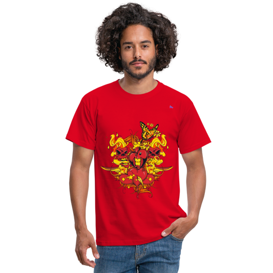 Camisa corazones muertos - rojo