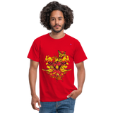 Camisa corazones muertos - rojo