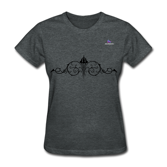 Camisa "Ornament" - gris oscuro jaspeado