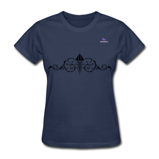 Camisa "Ornament" - azul marino