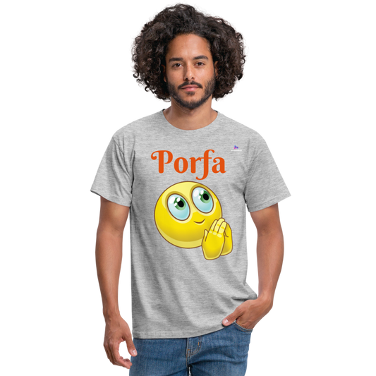 Camisa porfa - gris jaspeado