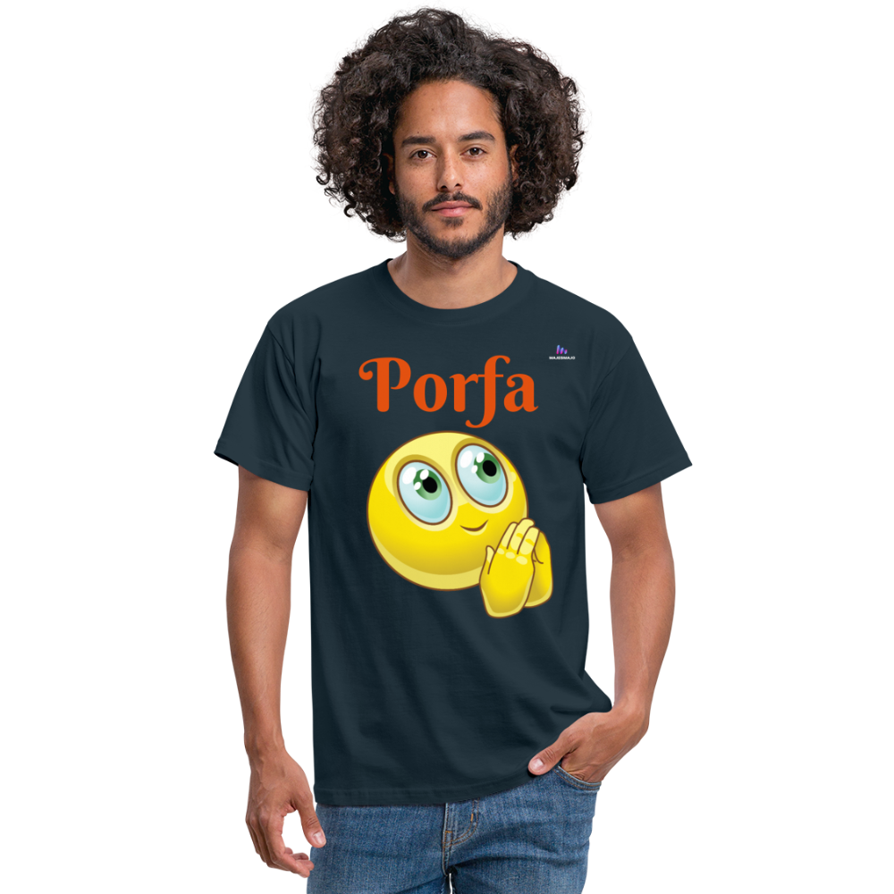 Camisa porfa - azul marino