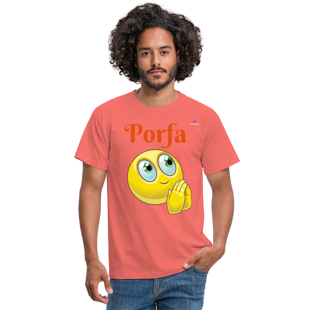 Camisa porfa - coral