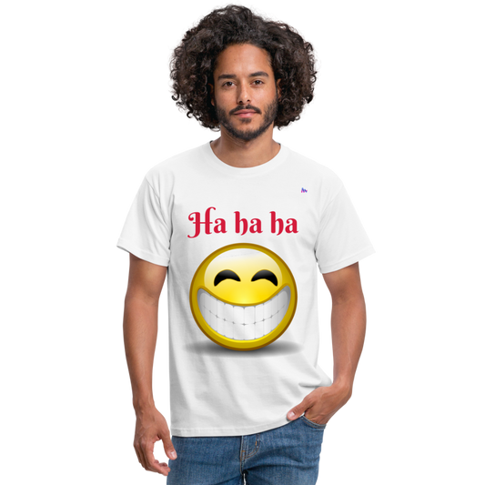 Camisa ha ha ha - blanco