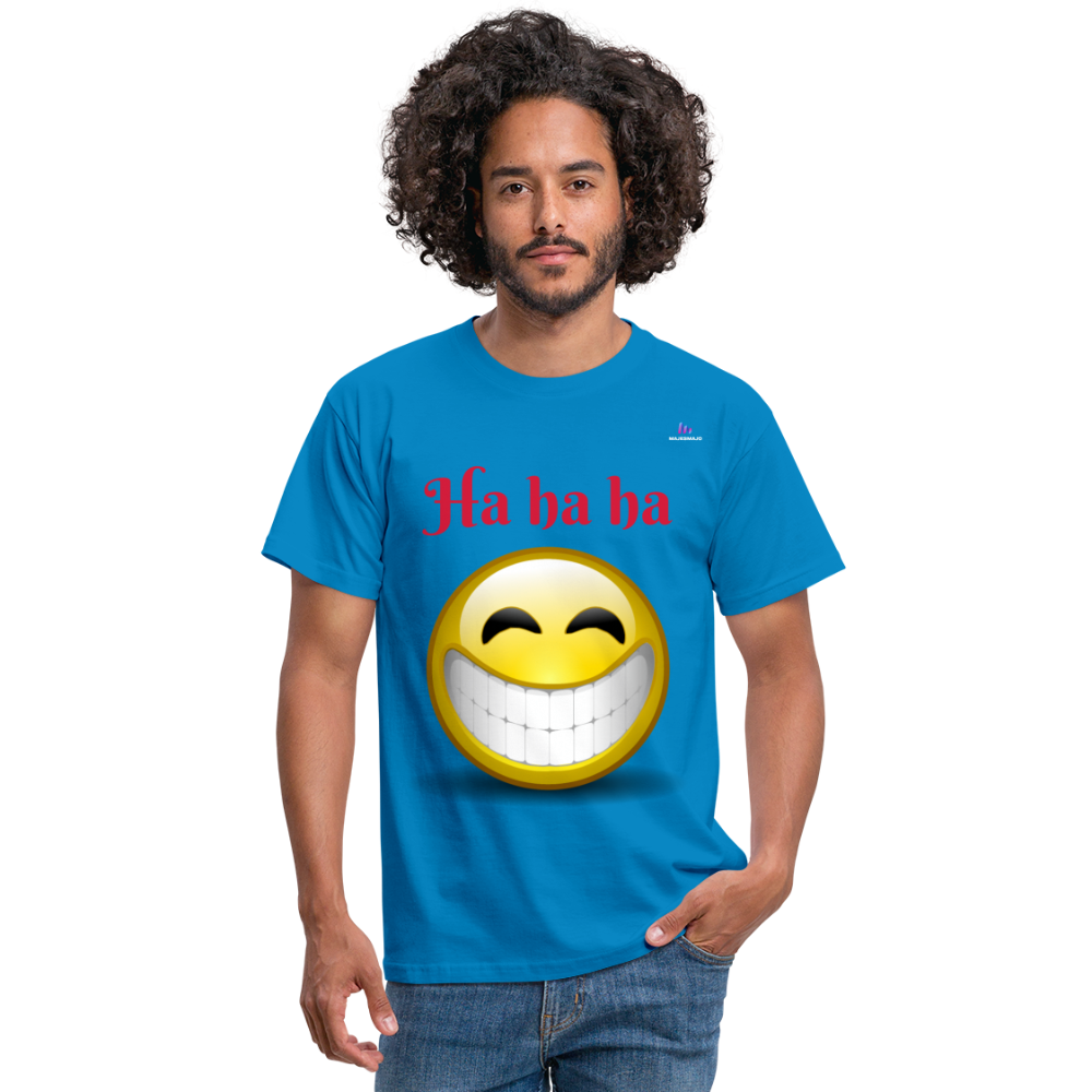 Camisa ha ha ha - azul intenso