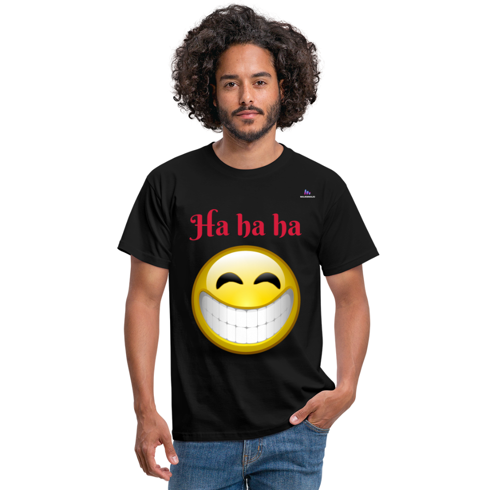 Camisa ha ha ha - negro