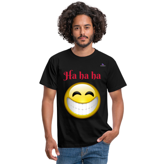 Camisa ha ha ha - negro