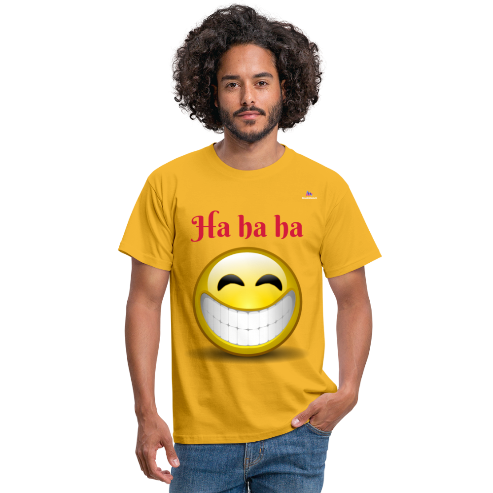 Camisa ha ha ha - amarillo