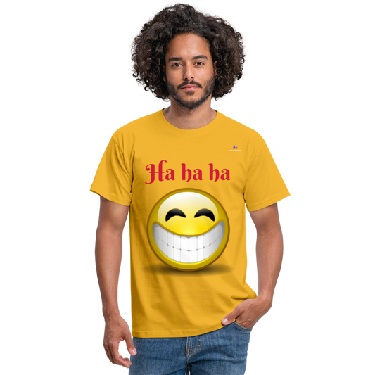 Camisa ha ha ha - amarillo