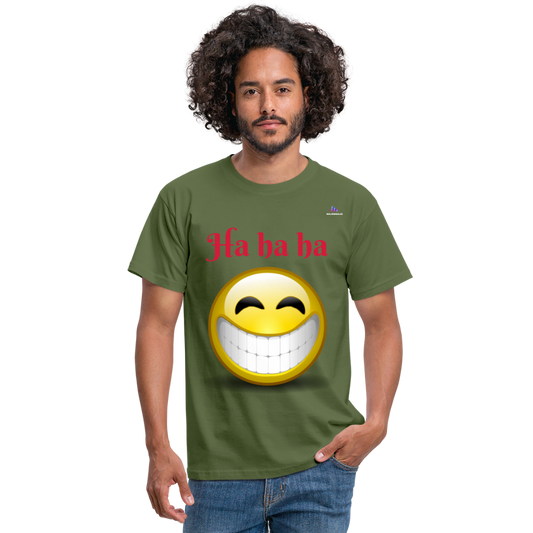 Camisa ha ha ha - verde oliva