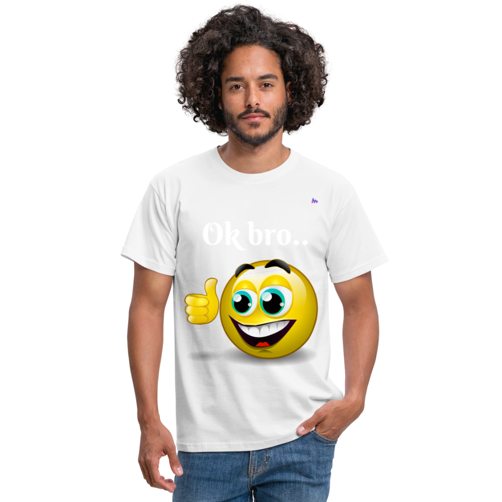 Camisa ok bro - blanco