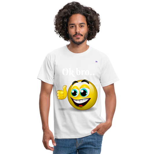Camisa ok bro - blanco