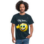 Camisa ok bro - azul marino