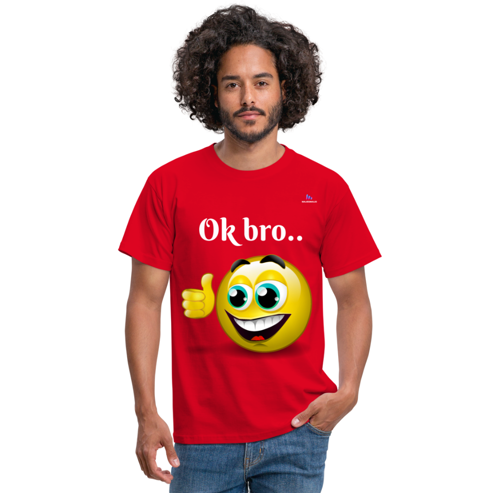 Camisa ok bro - rojo