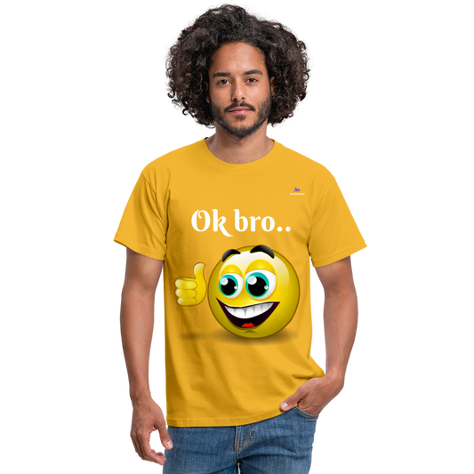 Camisa ok bro - amarillo