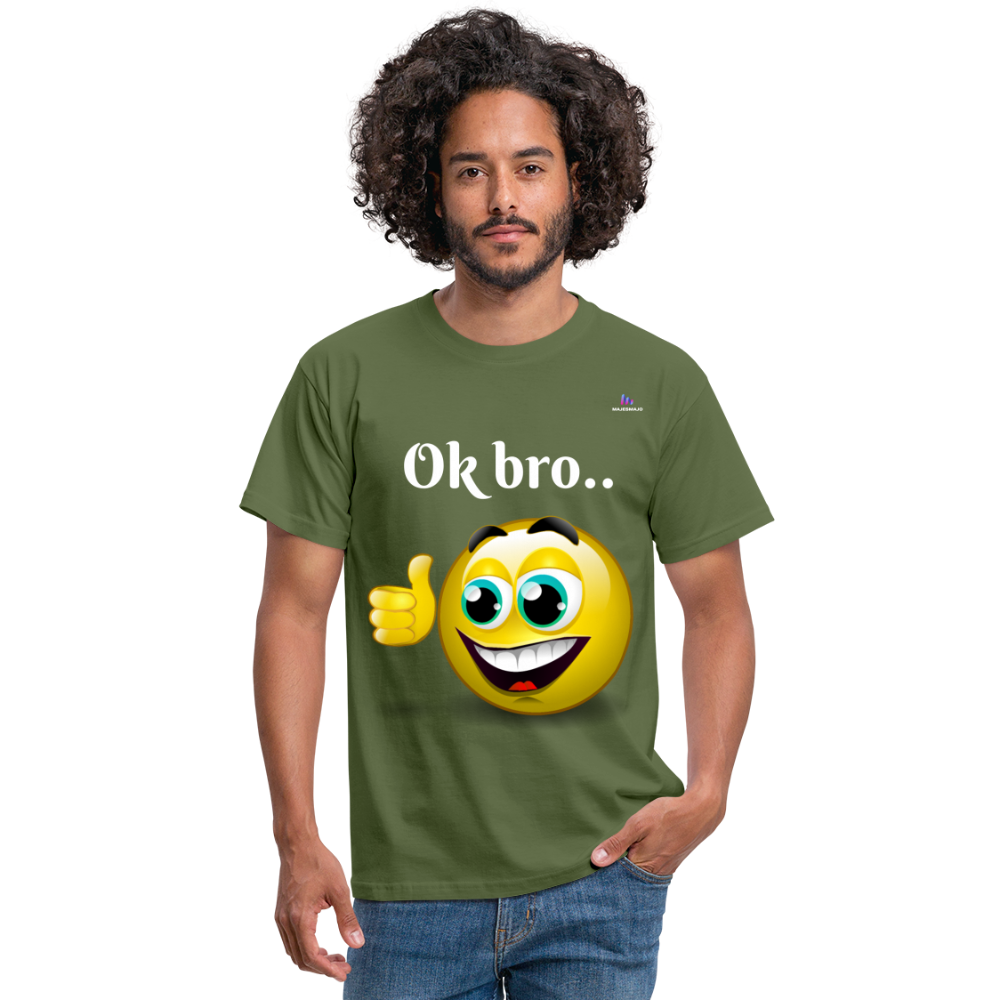 Camisa ok bro - verde oliva