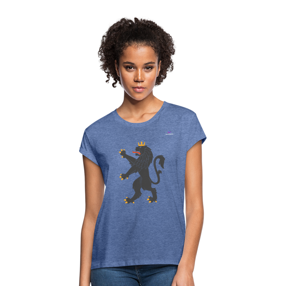 Camisa "Lion" - denim jaspeado