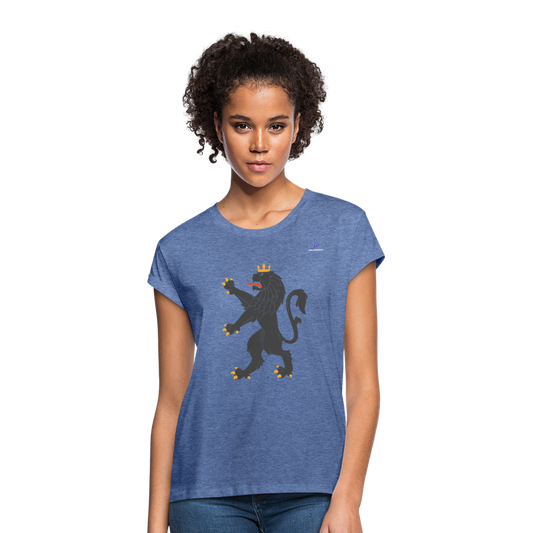 Camisa "Lion" - denim jaspeado