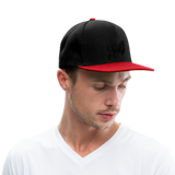 Gorra Snapback "Löwe" - negro/rojo