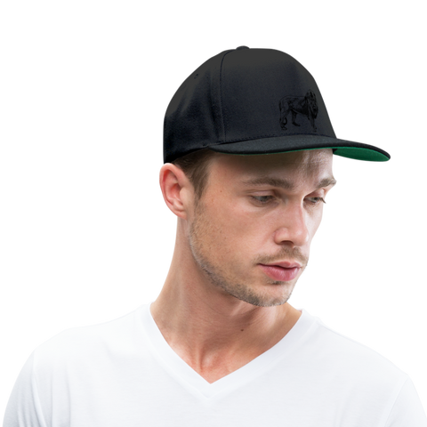 Gorra Snapback "Löwe" - negro/negro