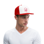 Gorra love - blanco/rojo