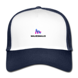 Gorra majesmajo - blanco/azul marino