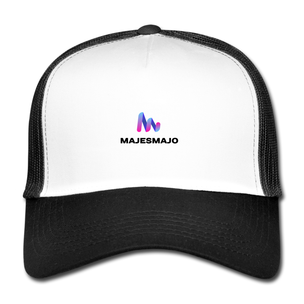 Gorra majesmajo - blanca/negro
