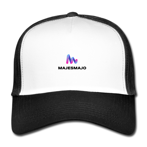 Gorra majesmajo - blanca/negro