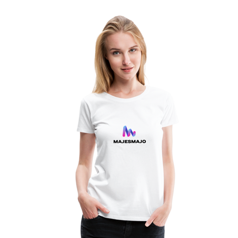 Camisa majesmajo logo - blanco