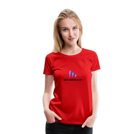 Camisa majesmajo logo - rojo