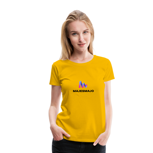Camisa majesmajo logo - amarillo sol