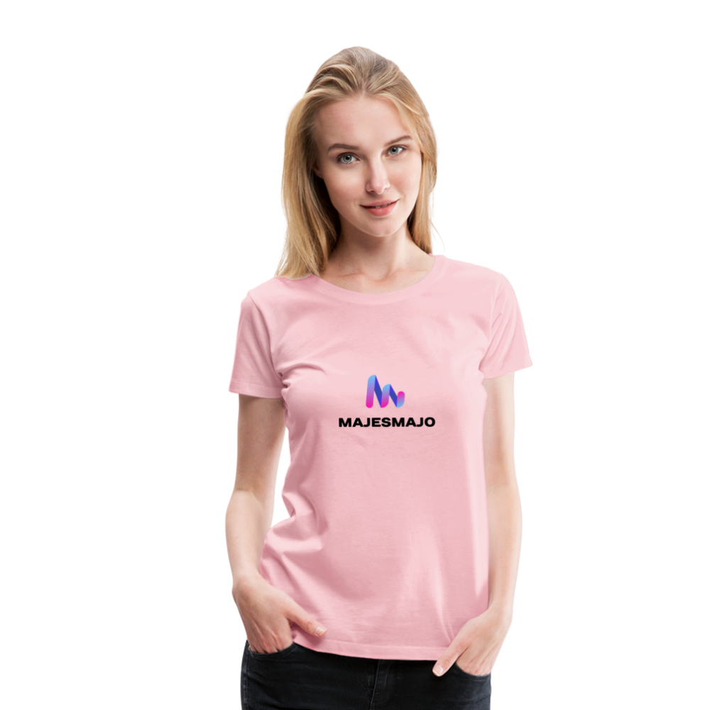 Camisa majesmajo logo - rosa claro