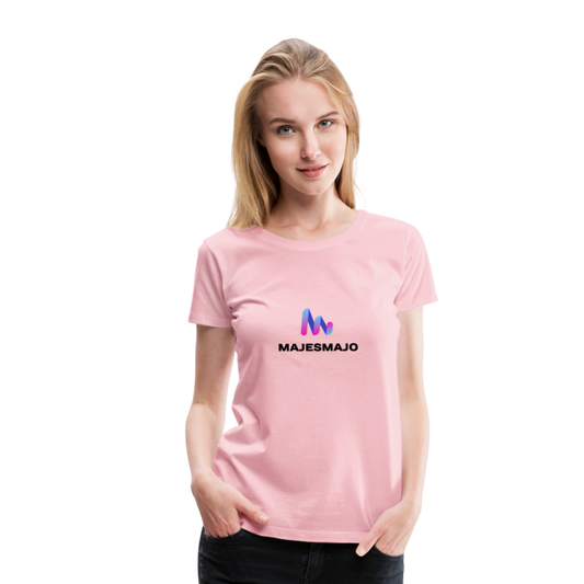 Camisa majesmajo logo - rosa claro