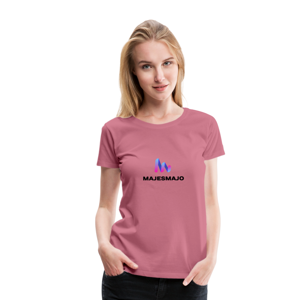 Camisa majesmajo logo - malva