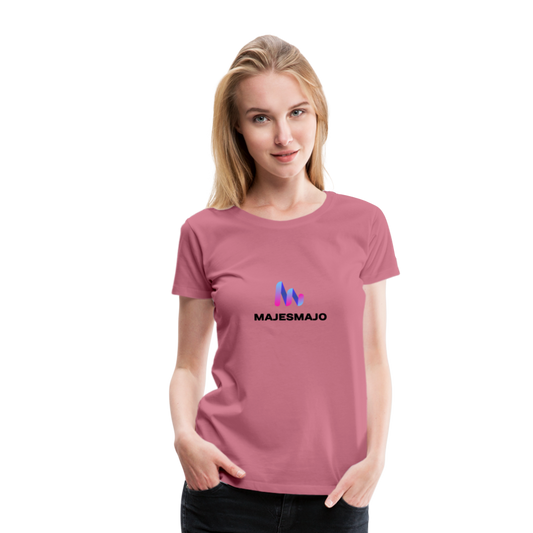Camisa majesmajo logo - malva